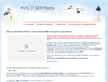 Tablet Screenshot of mas-saint-bertrand.com